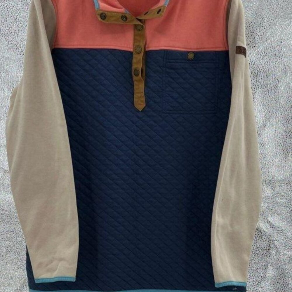 Women's L.L. Bean Quilted Sweatshirt Size PL